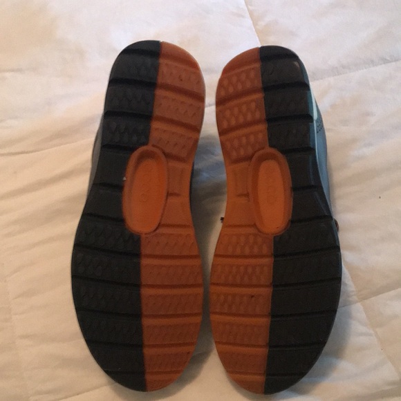MEN Ecco Cool 2.0 Gore-Tex sneaker  Gray with rust trimSize 44. US Size =11 GUC - Picture 9 of 12